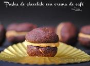 Pastas chocolate crema café. Receta